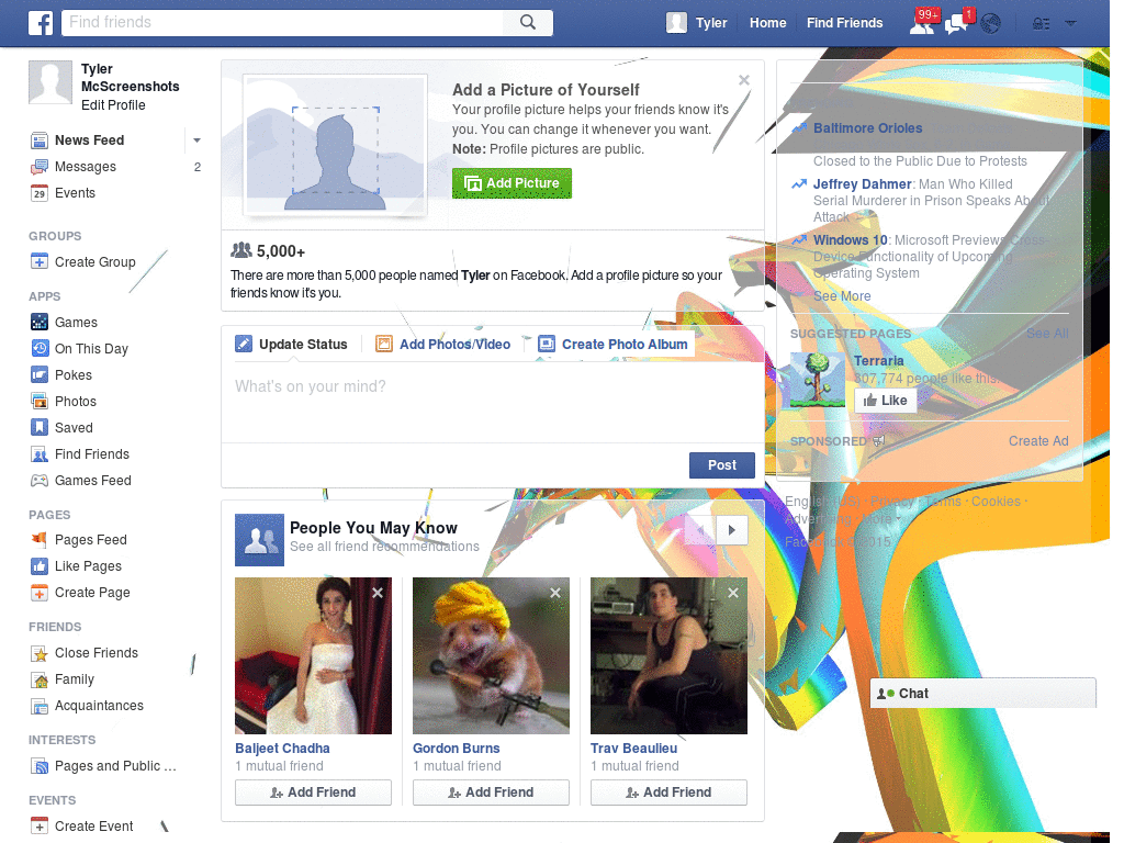 Wallpapers para Facebook - 3D Dibujo - 98
