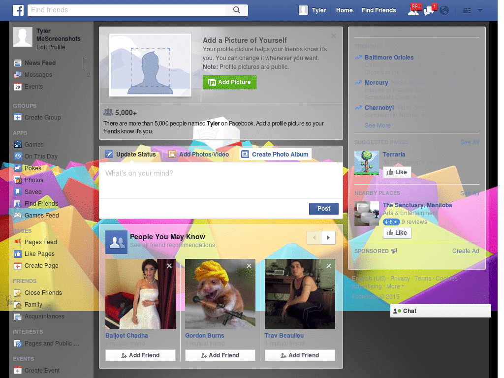 Wallpapers para Facebook - Cubos - 34