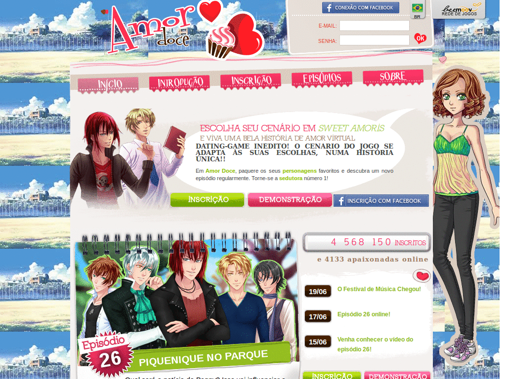 Amor Doce tema: girl school s2
