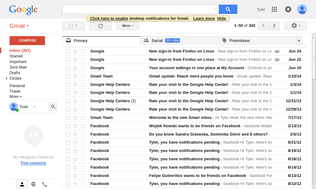 Gmail Monospace 2015