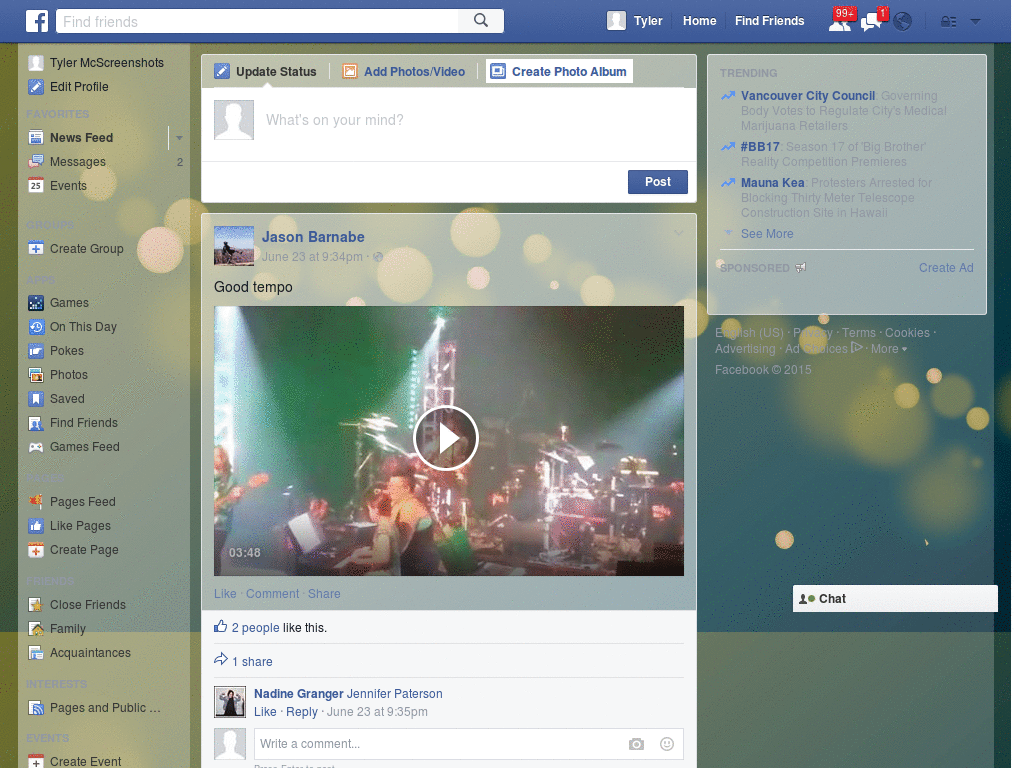 Wallpapers para Facebook - Textura Luz - 13