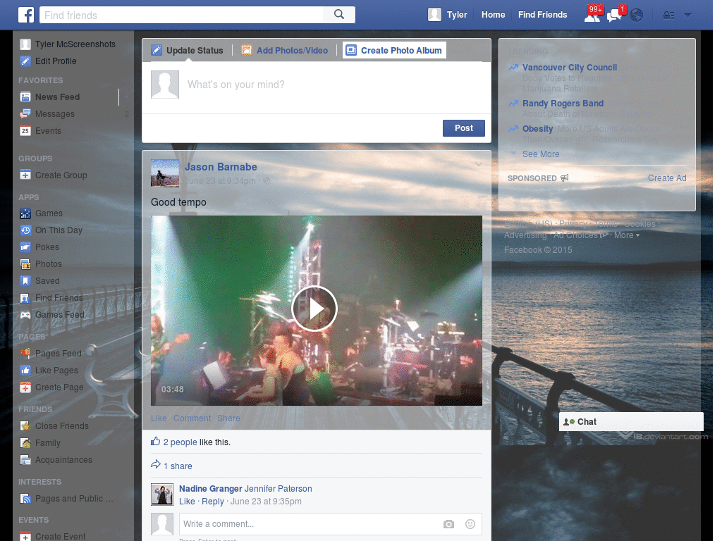 Wallpapers para Facebook - Muelle - 61
