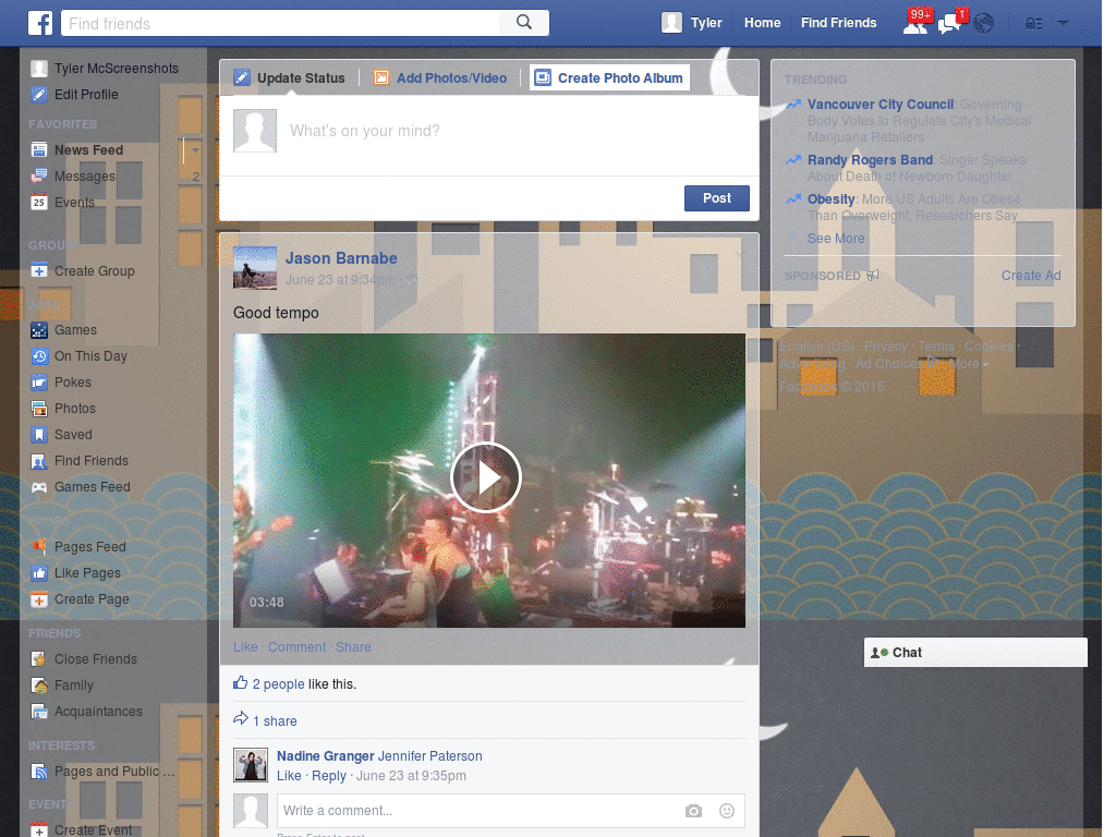 Wallpapers para Facebook - City Cartoon - 34
