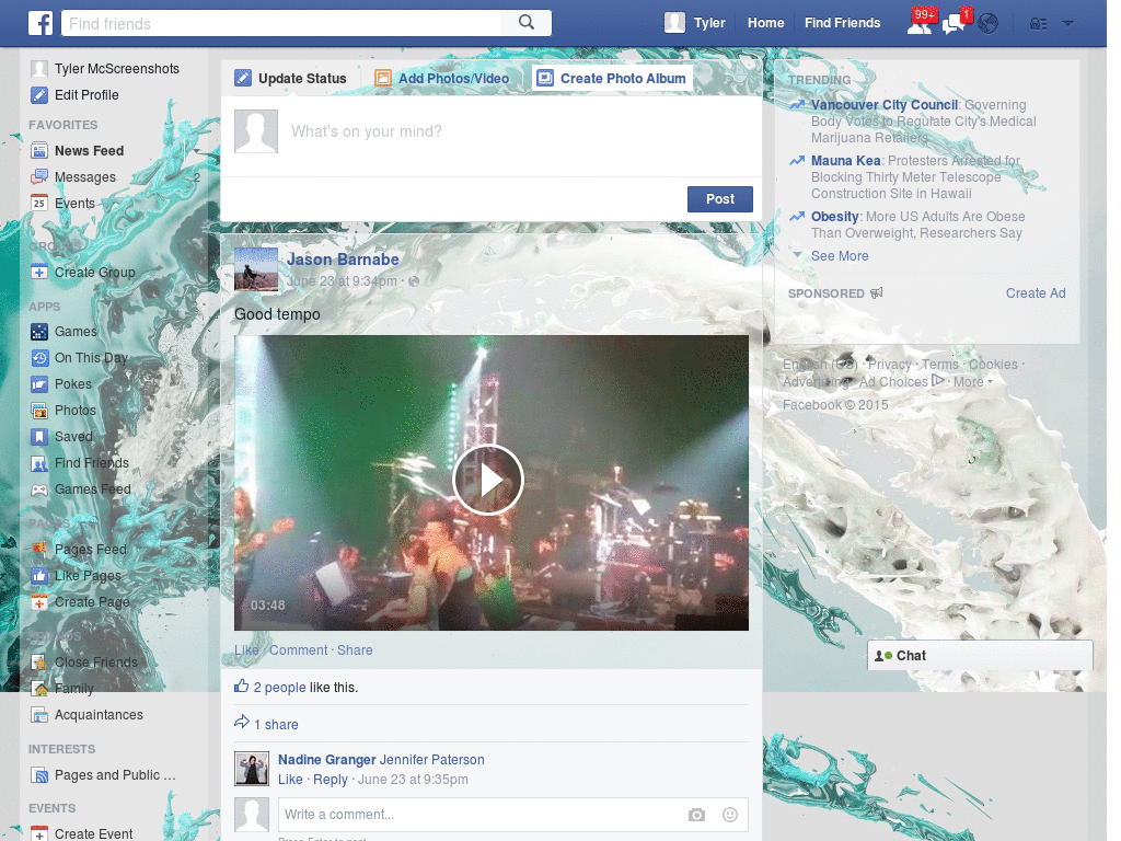 Wallpapers para Facebook - Liquido 3D - 27