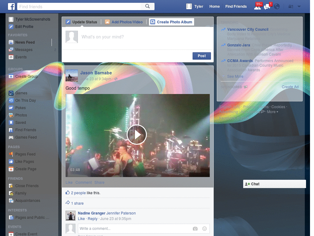 Wallpapers para Facebook - Colores 3D - 39