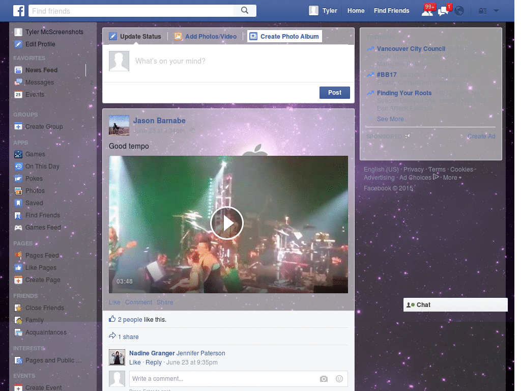Wallpapers para Facebook - Apple Galaxy - 86