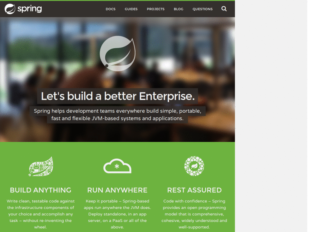 Spring.io Styles