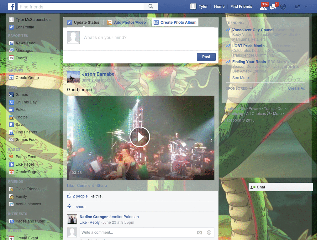 Wallpapers para Facebook - shenron - 17