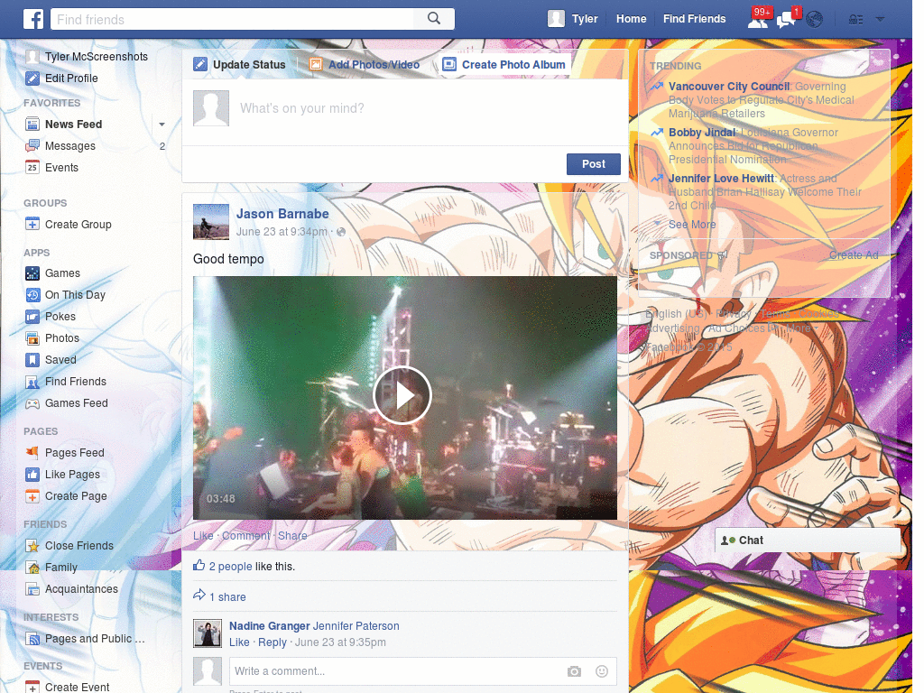 Wallpapers para Facebook - Goku - 92