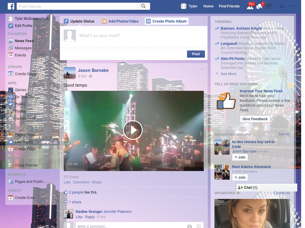 Wallpapers para Facebook - Luces Ciudad - 48