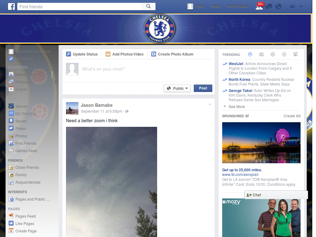 Facebook - Chelsea ( by Templah.com )