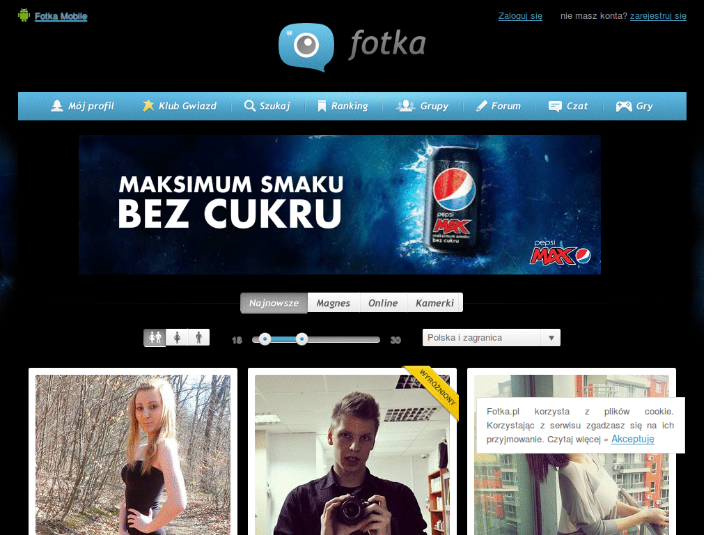 Fotka.pl - brak statusów