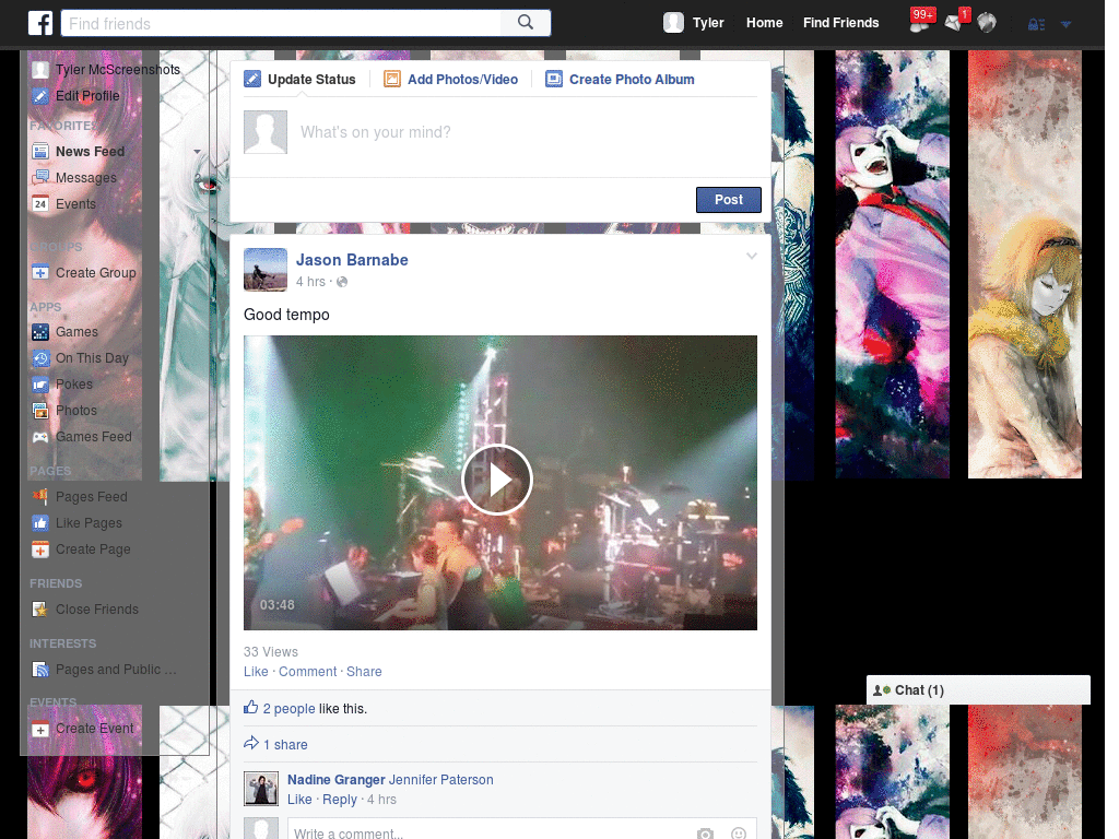 Tokyo Ghoul Theme Facebook