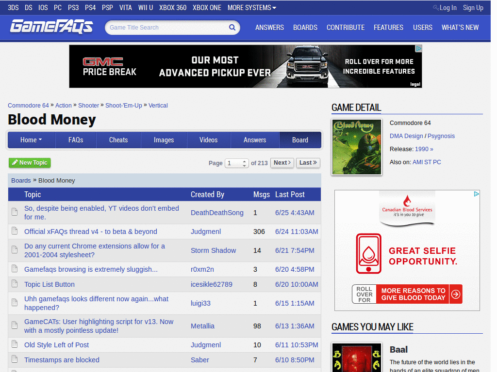Remove Page List in Topic List on GameFAQS