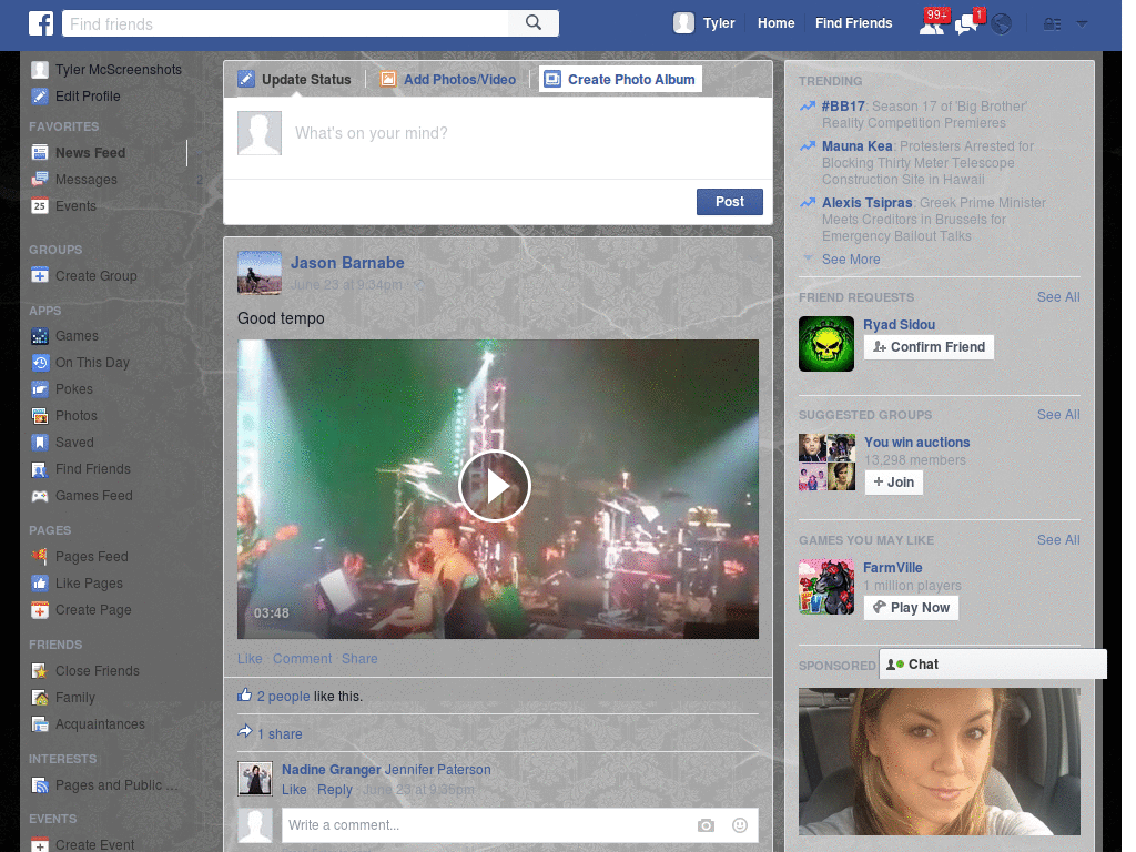 Wallpapers para Facebook - textura Negra - 40
