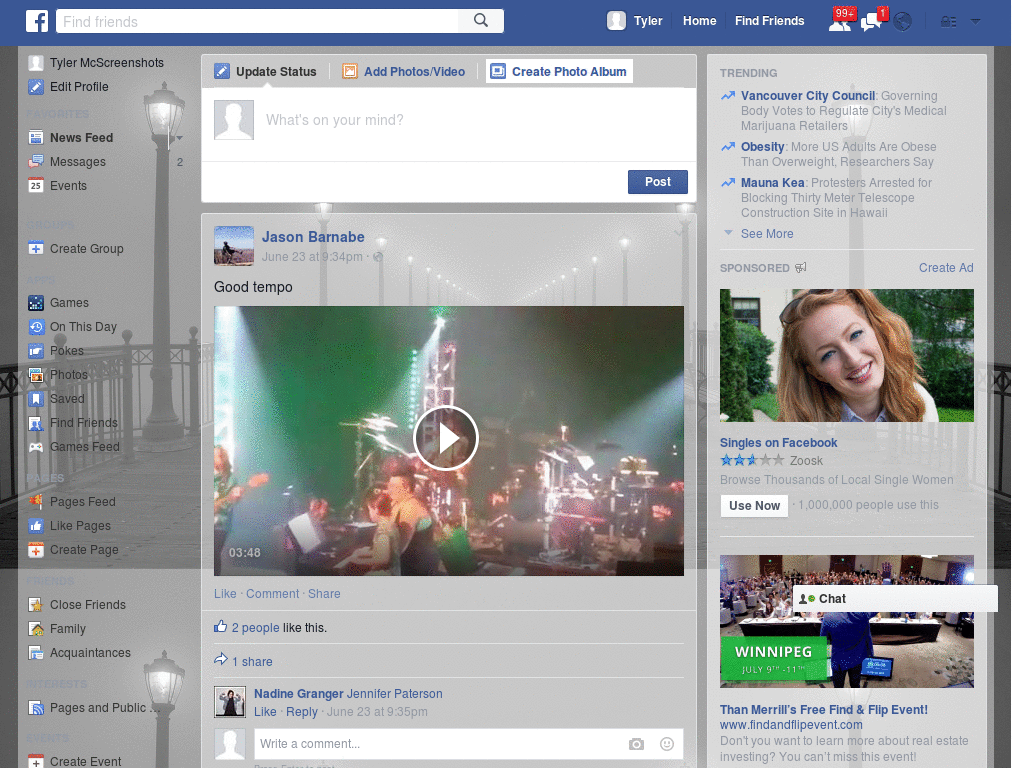 Wallpapers para Facebook - Muelle - 26