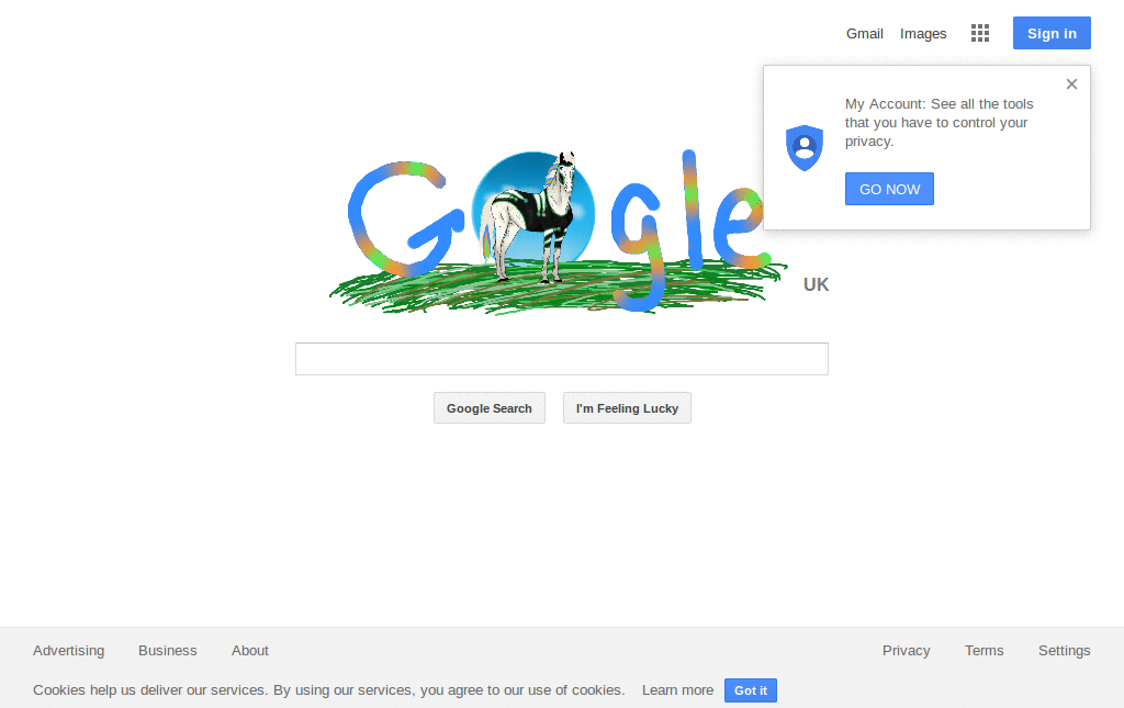 King Google Logo