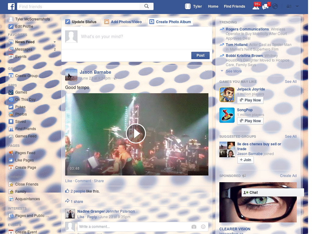 Wallpapers para Facebook - Agujeros - 6
