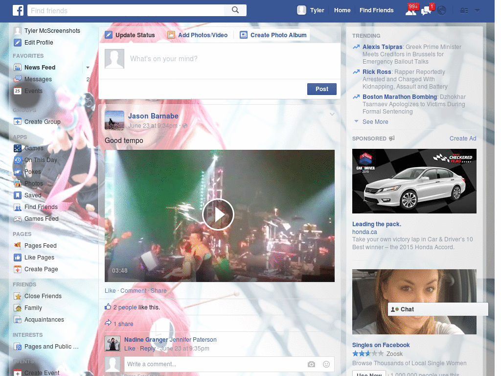 Wallpapers para Facebook - Otaku - 9