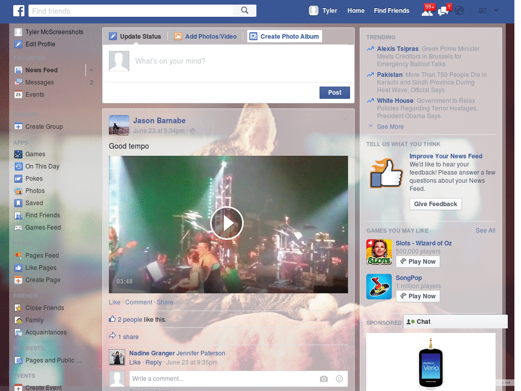 Wallpapers para Facebook - Gato - 86