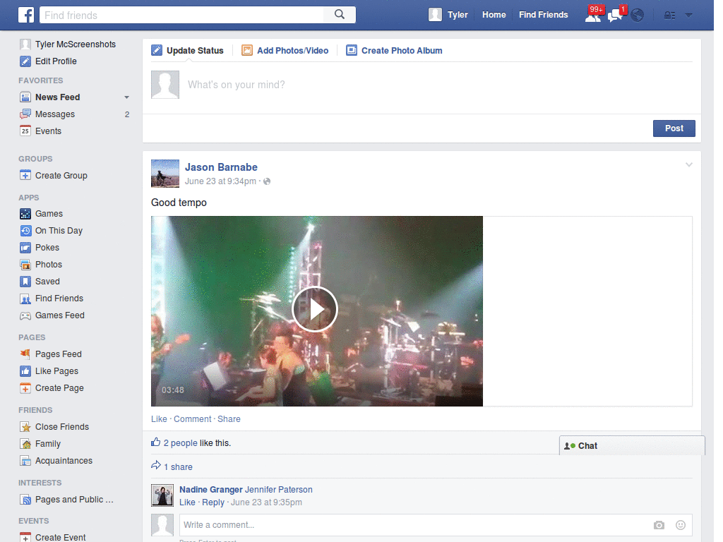 Xoa khung phai FB & banh Newsfeed