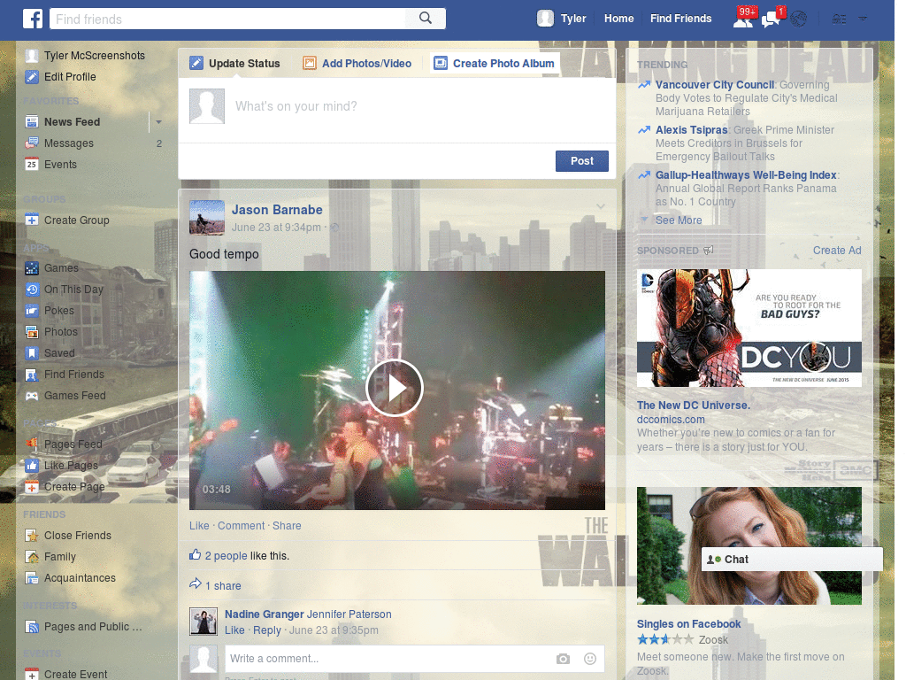 Wallpapers para Facebook - The Walking Dead - 17