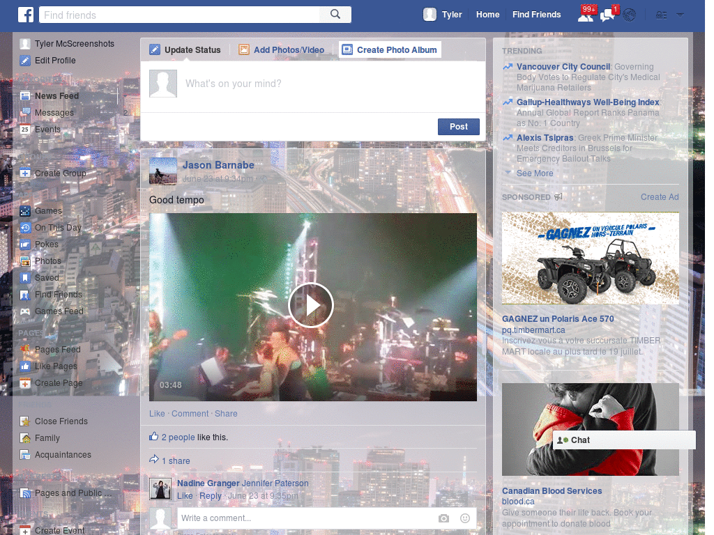 Wallpapers para Facebook - Ciudad Luces Noche - 46