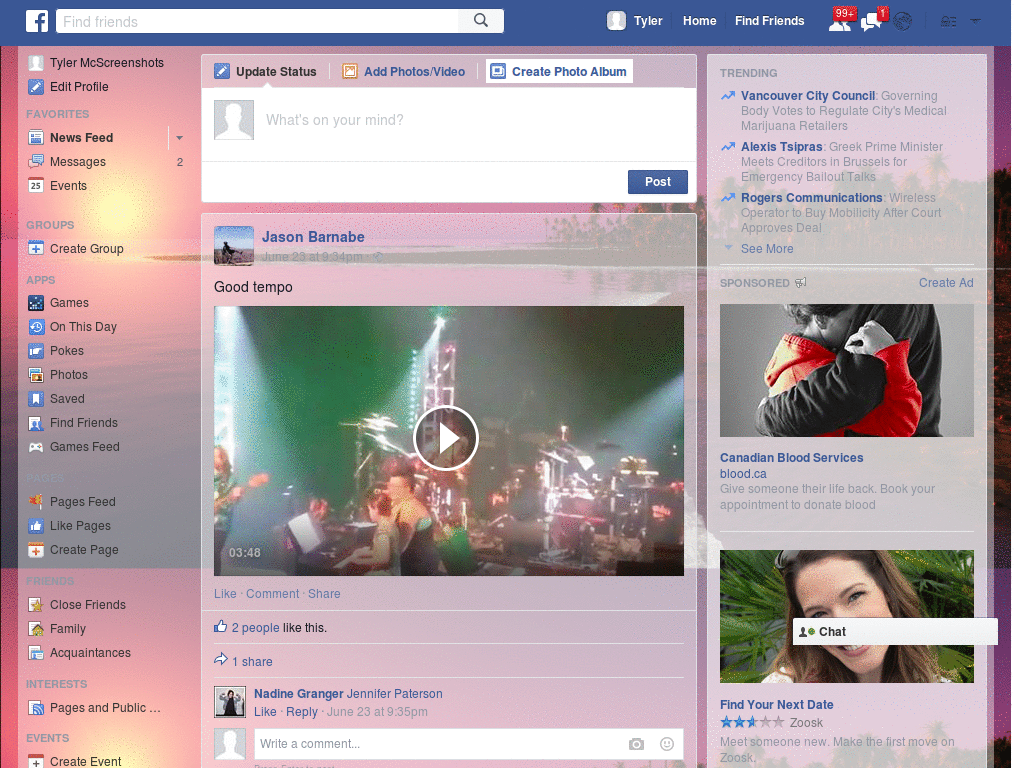 Wallpapers para Facebook - Playa Violeta - 51