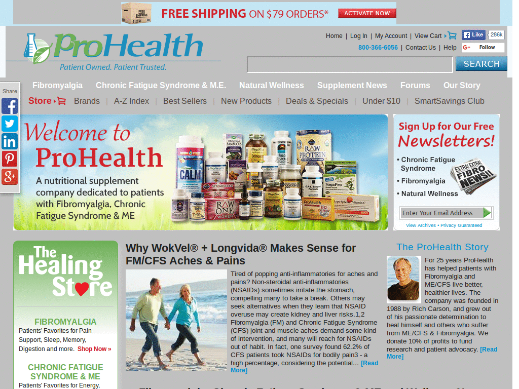Prohealth.com - Background Color