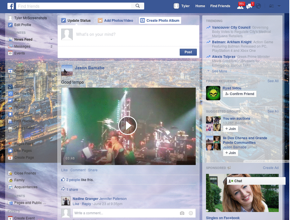 Wallpapers para Facebook - Bella Ciudad - 25