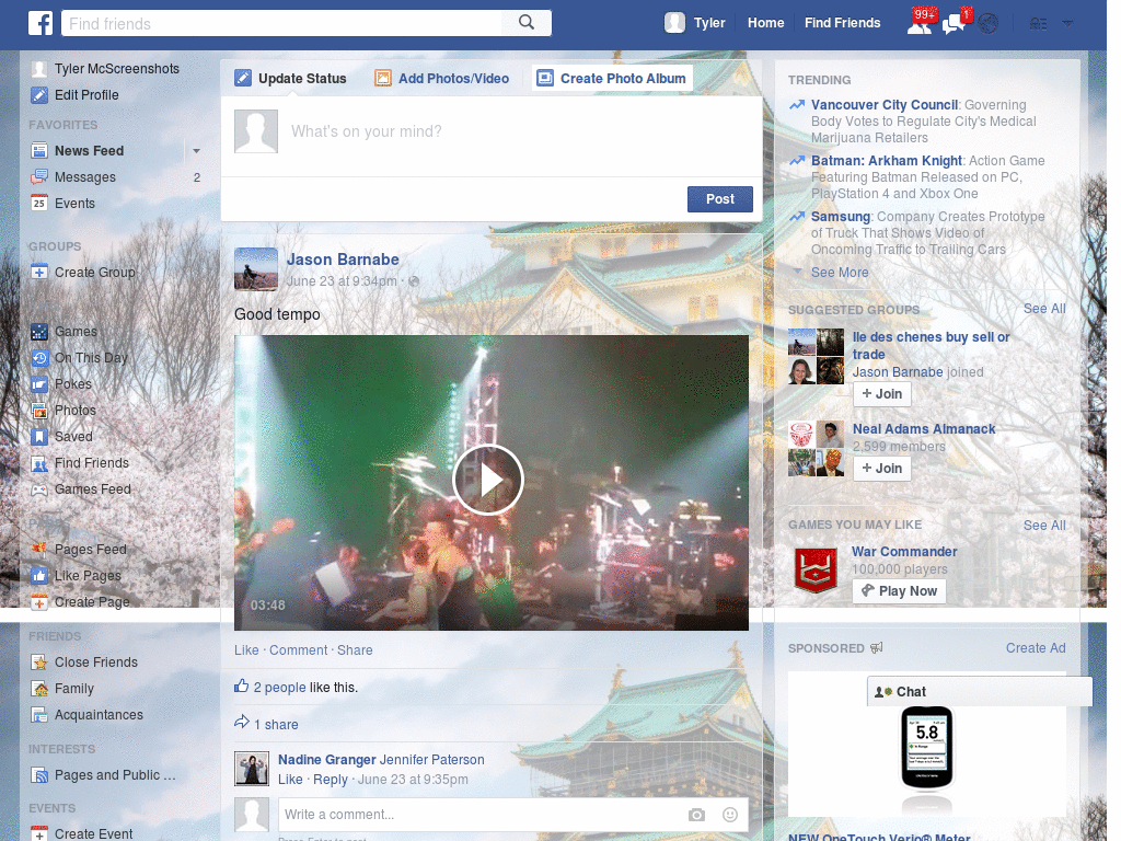 Wallpapers para Facebook - Templo - 42