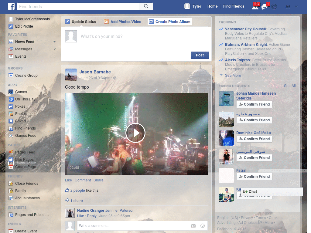 Wallpapers para Facebook - Templo Antiguo - 72