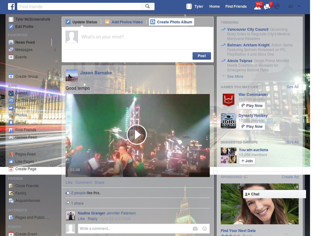 Wallpapers para Facebook - Ciudad nocturna - 55