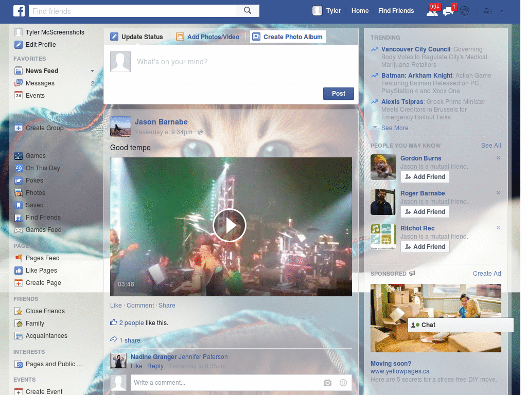Wallpapers para Facebook - Cat - 31