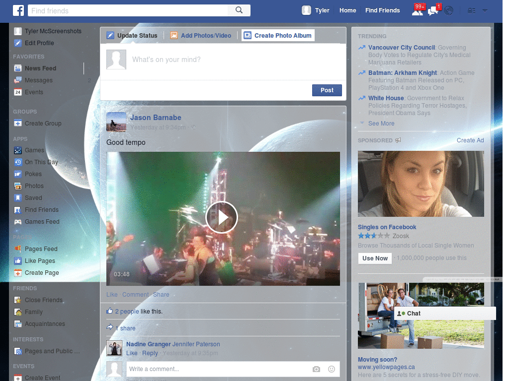 Wallpapers para Facebook - Planetas - 89