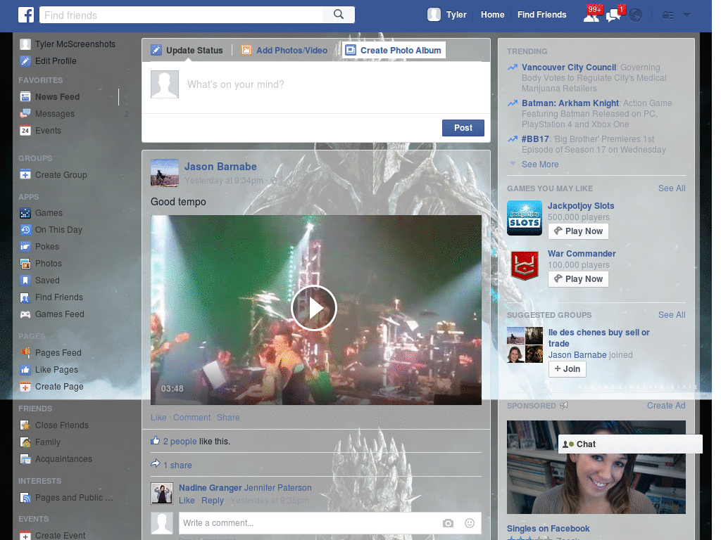 Wallpapers para Facebook - Mounstro - 97