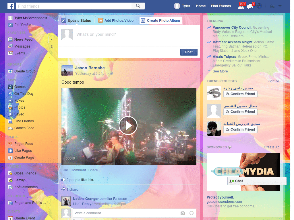 Wallpapers para Facebook - Multicolor - 4