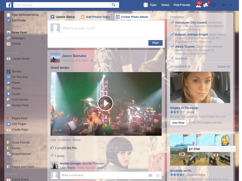 Wallpapers para Facebook - Girls - 96