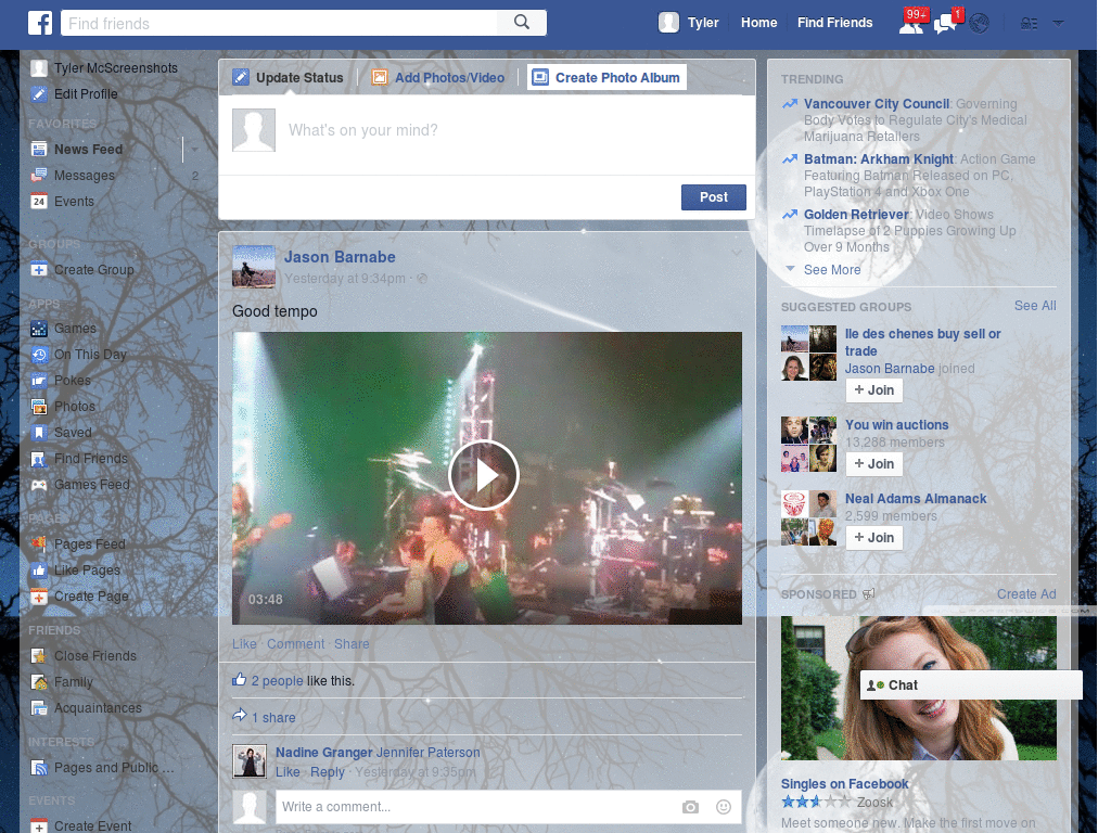 Wallpapers para Facebook - Cometa - 31