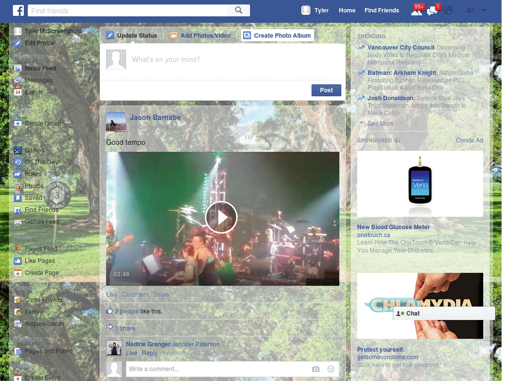 Wallpapers para Facebook - Patio de casa - 31