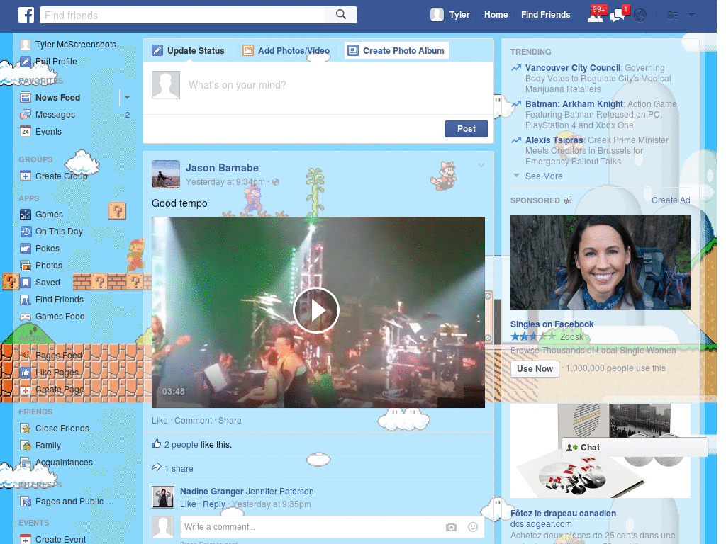 Wallpapers para Facebook - Mario Bross - 43