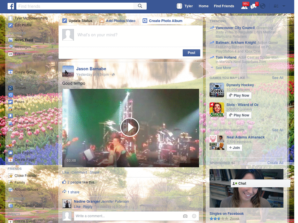 Wallpapers para Facebook - Hermoso Parque - 23
