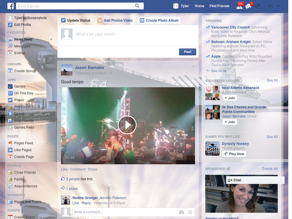 Wallpapers para Facebook - Barco Militar - 23