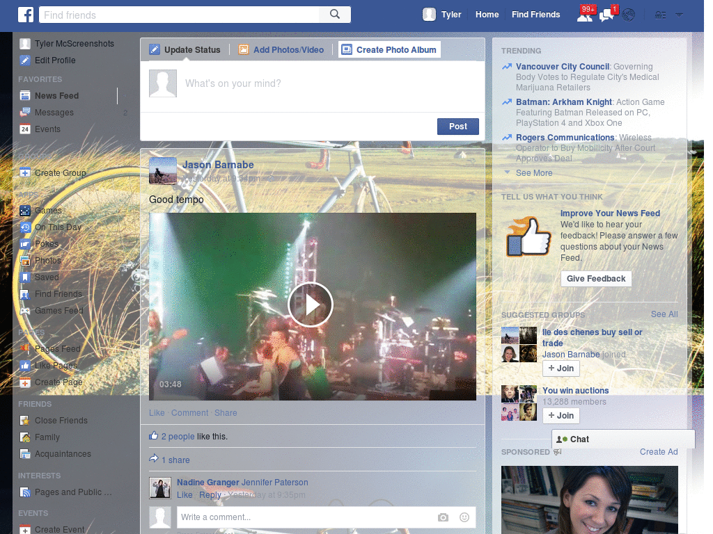 Wallpapers para Facebook - Bicicleta - 4