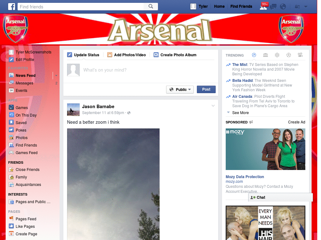 Facebook - Arsenal  ( by Templah.com )