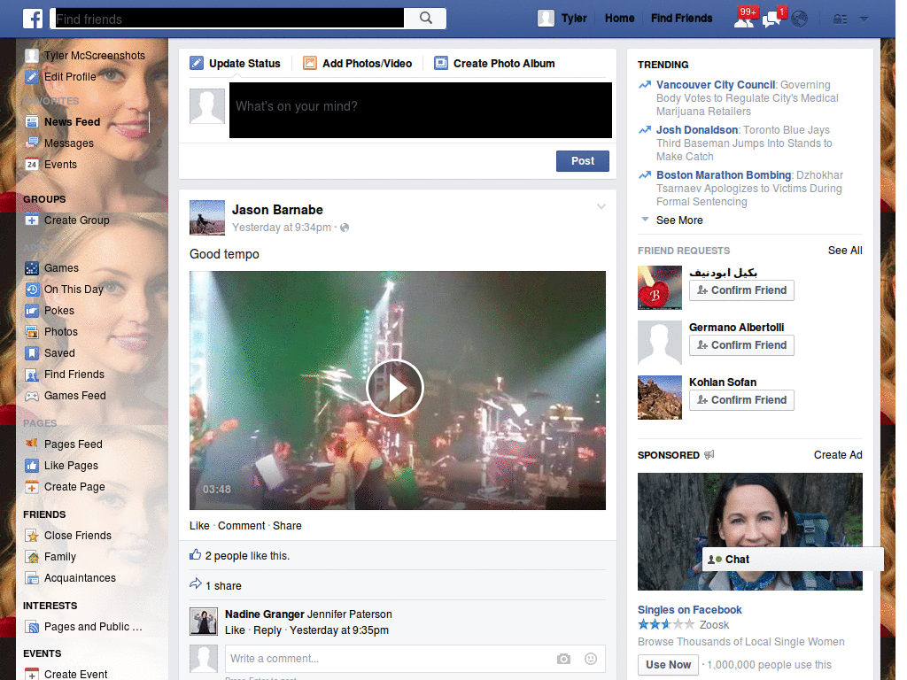 Fondo de Angelique Boyer hermosa facebook