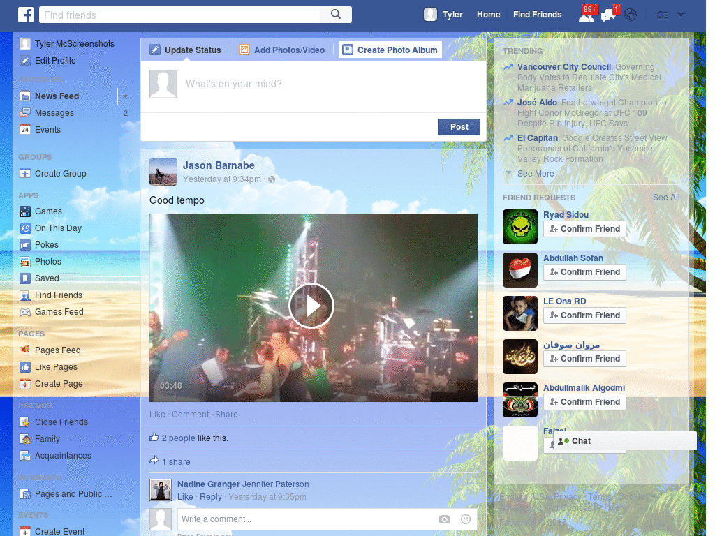 Wallpapers para Facebook - Playa soleada - 97