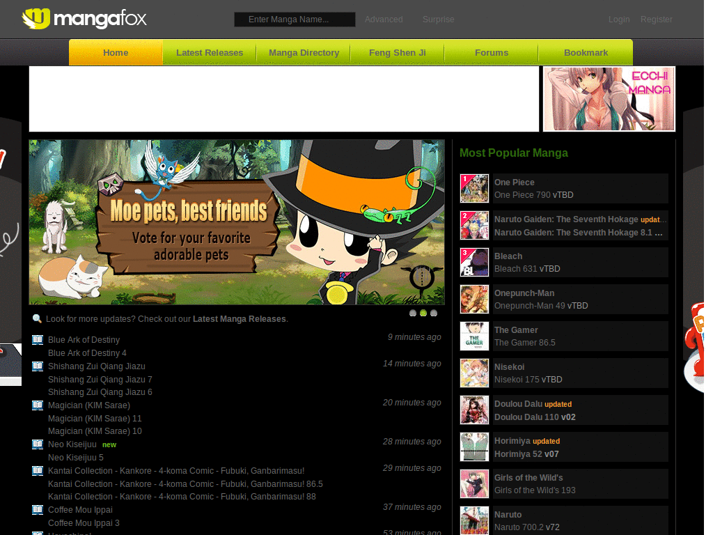 Mangafox.me --clean&black edit