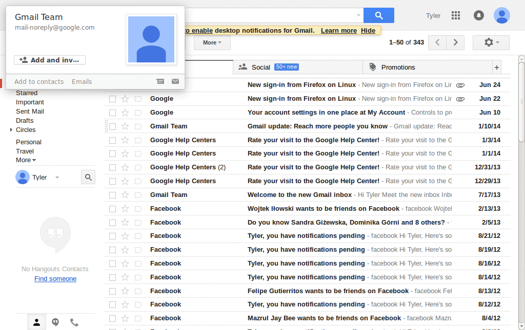 Gmail - move/transparent quick contacts - old gmai
