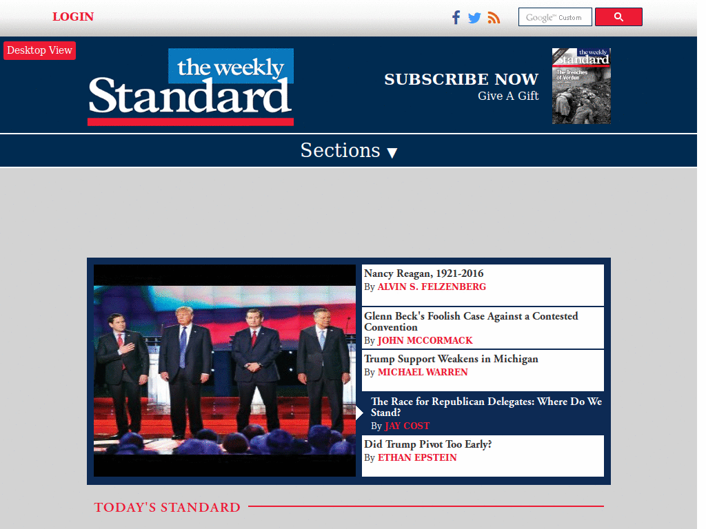 WeeklyStandard.com - easy read